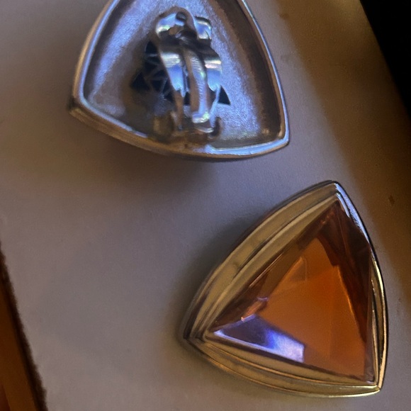 Neiman Marcus Gemstone Costume Earrings - Picture 3 of 6